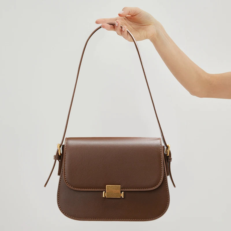 Women's retro square shoulder bag, view 4 - MRSLM