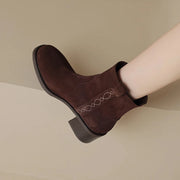 women's suede ankle boots, view 9 - MRSLM