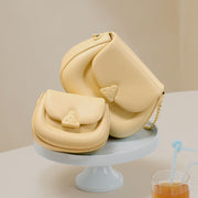 small saddle crossbody bag for women, view 5 - MRSLM