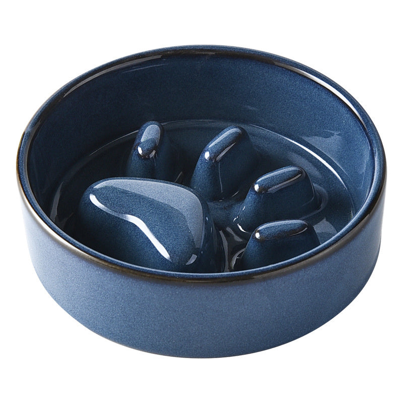 slow feed ceramic pet bowl, view 10 - MRSLM