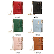 women's short pu leather wallet, view 13 - MRSLM