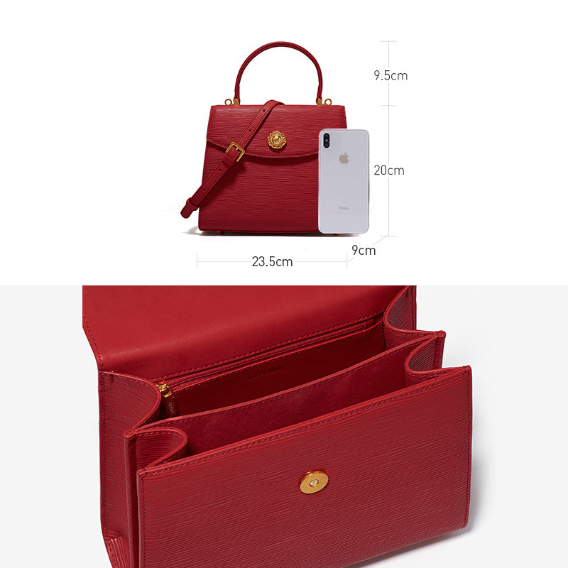 trendy retro shoulder messenger handbag, view 8 - MRSLM