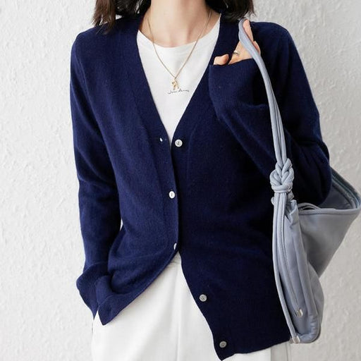 v-neck cardigan, view 5 - MRSLM