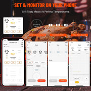 smart BBQ meat thermometer, view 6 - MRSLM