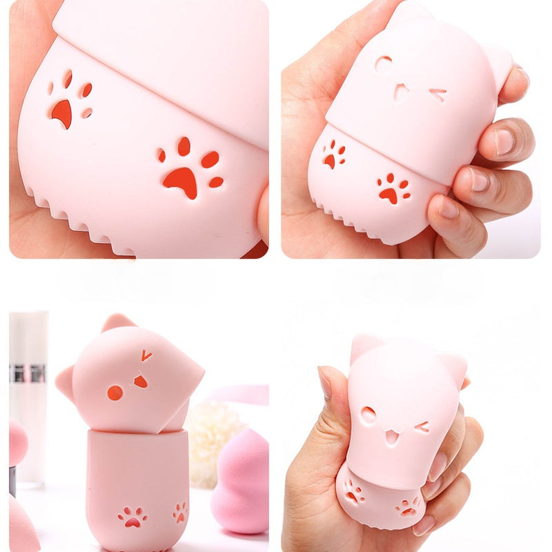 silicone cosmetic blender sponge holder, view 16 - MRSLM