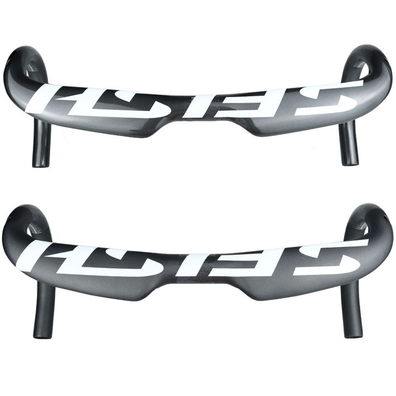 carbon fiber road bike handlebar, view 4 - MRSLM