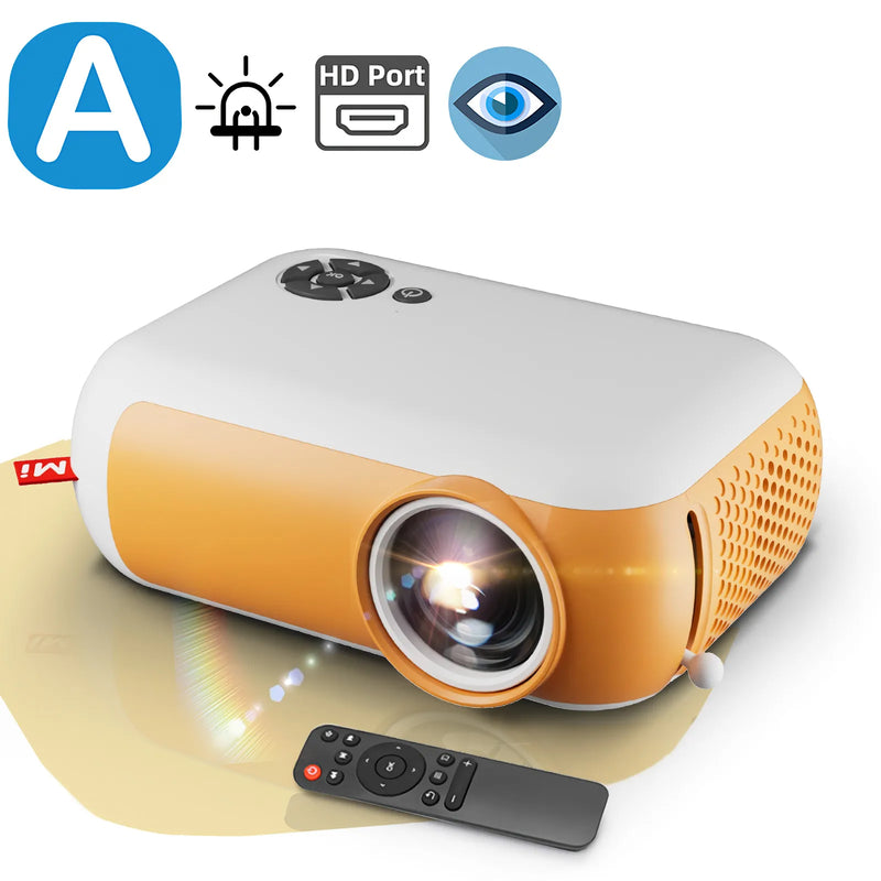 compact 3d led mini projector, view 4 - MRSLM