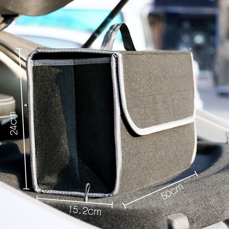 car trunk organizer with elastic net, view 3 - MRSLM