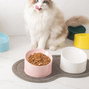 ceramic pet bowl with stand, view 7 - MRSLM