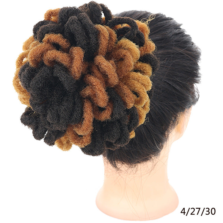 african wig bun drawstring afro hair, view 19 - MRSLM