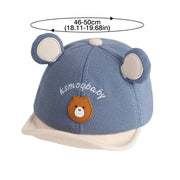 bear ear baby baseball cap, view 10 - MRSLM