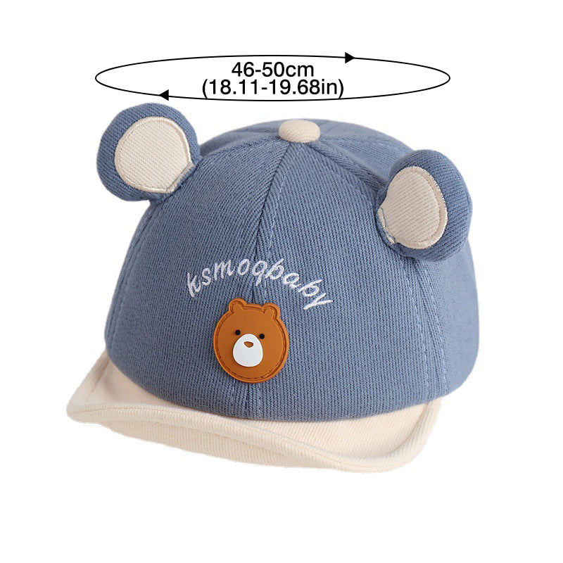 bear ear baby baseball cap, view 10 - MRSLM