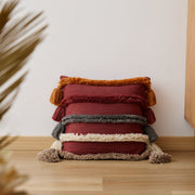 bohemian tufted cushion cover, view 4 - MRSLM