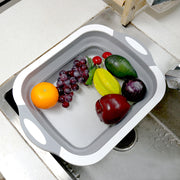 portable foldable cutting board and washing bucket, view 7 - MRSLM