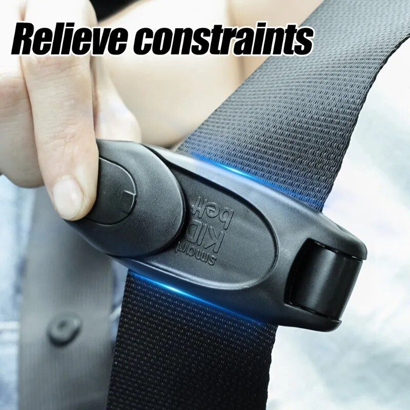 Car seat belt adjuster clip, view 5 - MRSLM