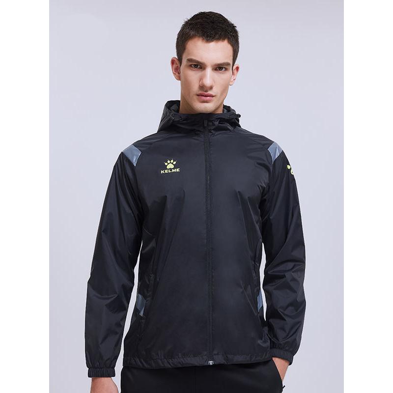 unisex water-resistant training jacket, view 8 - MRSLM