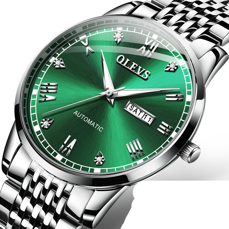men's automatic calendar watch, view 6 - MRSLM