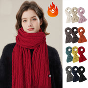 Women's long knit winter scarf - MRSLM