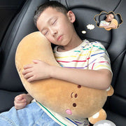 plush cartoon car seat belt cover, view 10 - MRSLM