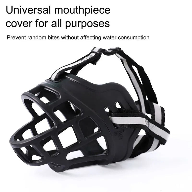breathable anti-barking dog muzzle, view 5 - MRSLM