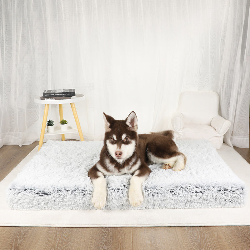 plush dog mat pet bed, view 3 - MRSLM