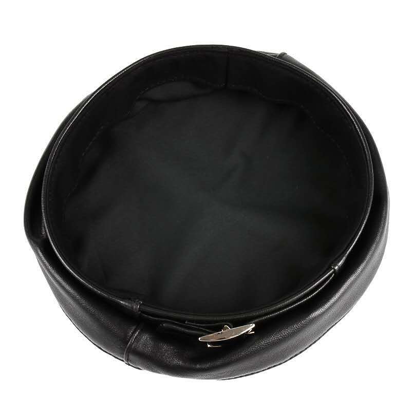 leather beret for women, view 5 - MRSLM