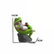 creative frog garden decoration, view 3 - MRSLM