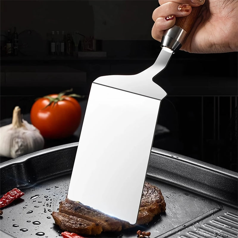 stainless steel cooking spatula, view 7 - MRSLM