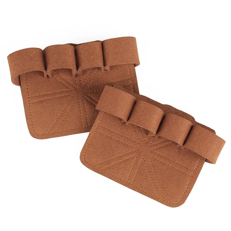 Anti-skid cowhide gym gloves, view 3 - MRSLM