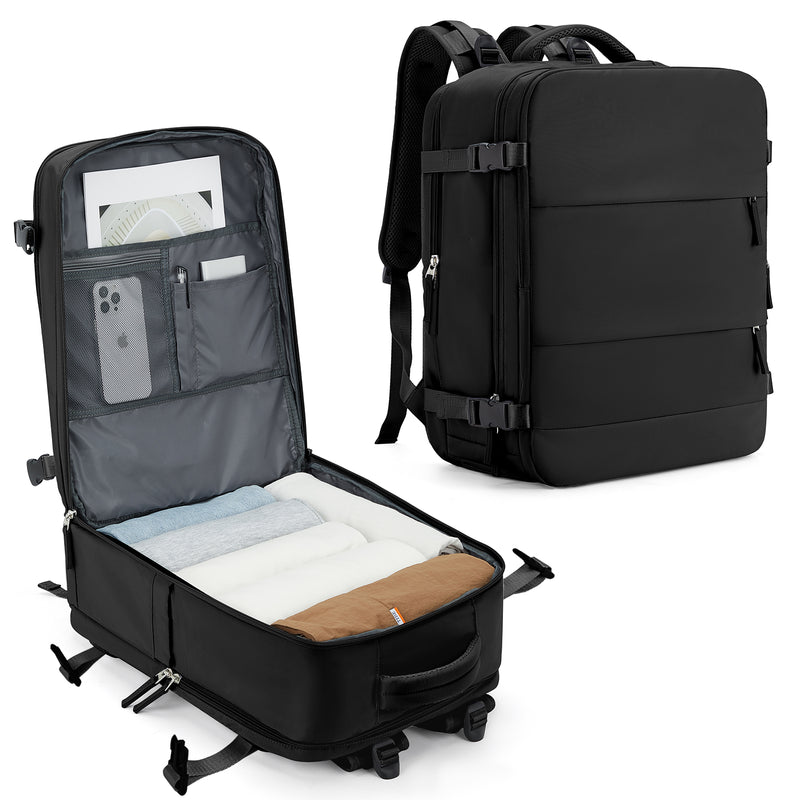 nylon travel backpack, view 12 - MRSLM