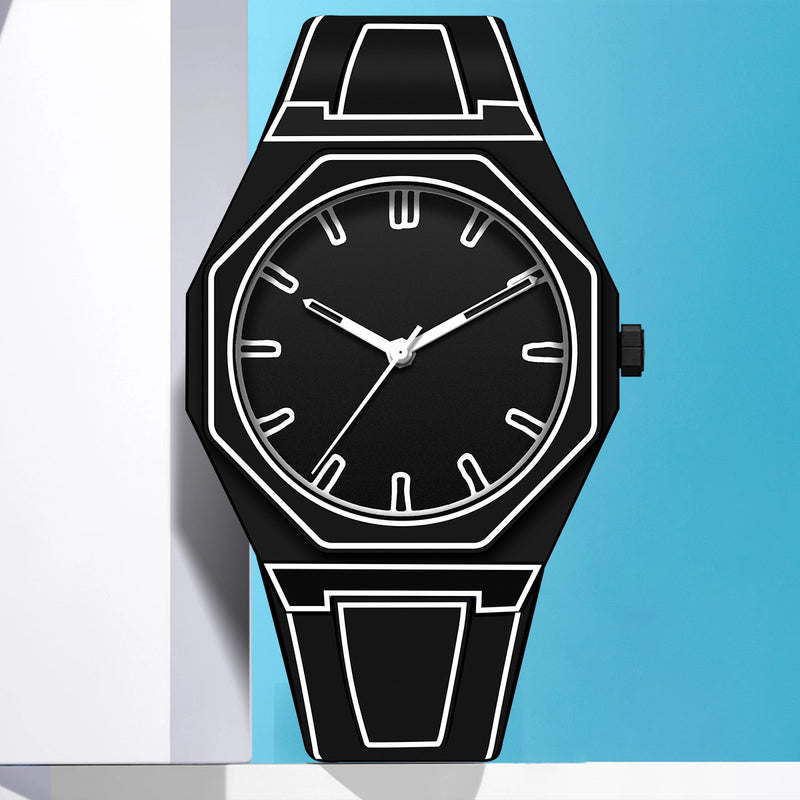 quartz silicone dial watch, view 2 - MRSLM