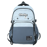 large nylon contrast backpack, view 7 - MRSLM