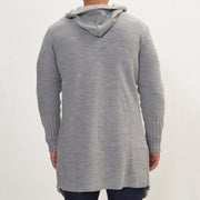 mid-length pocket cardigan sweater coat, view 4 - MRSLM