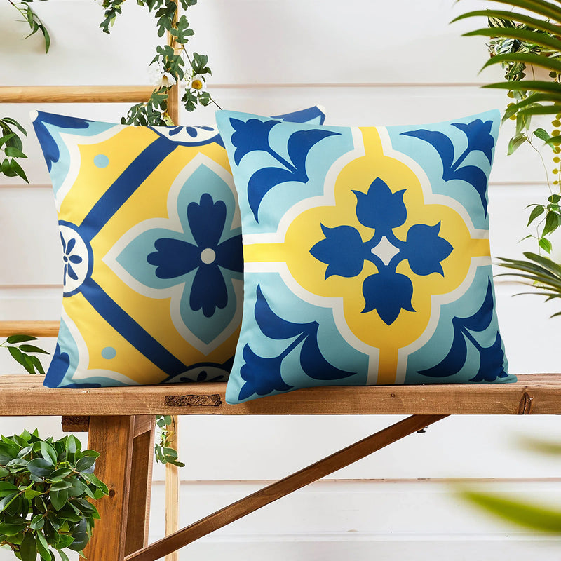 waterproof bohemian geometric throw pillow cover, view 19 - MRSLM