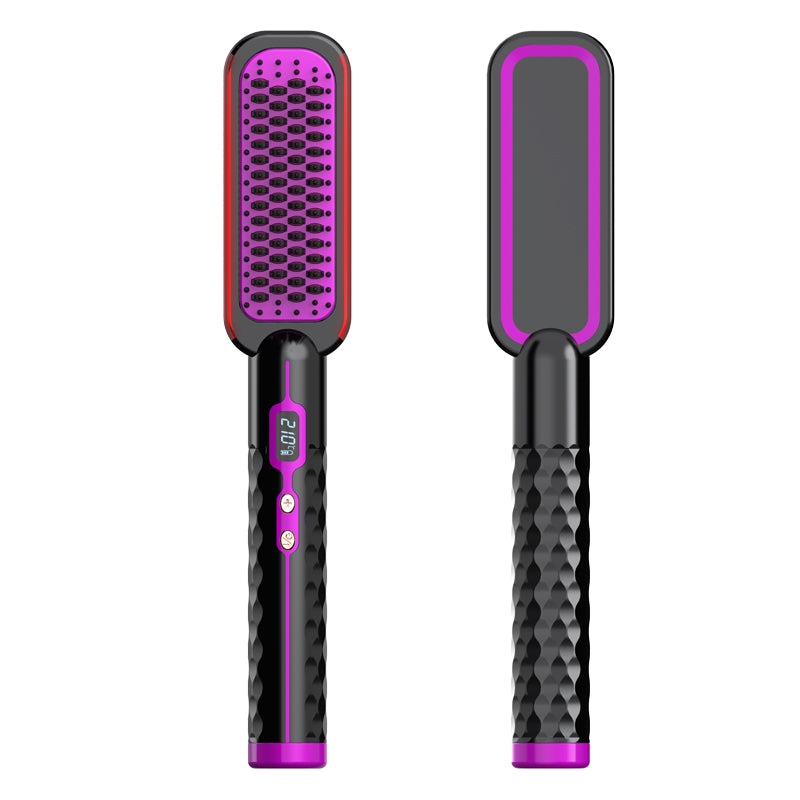 2-in-1 hot comb and straightening brush, view 4 - MRSLM