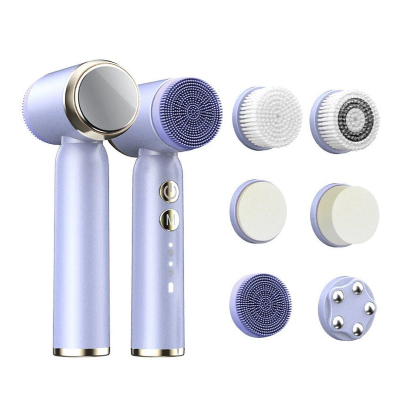 electric facial cleansing brush, view 2 - MRSLM
