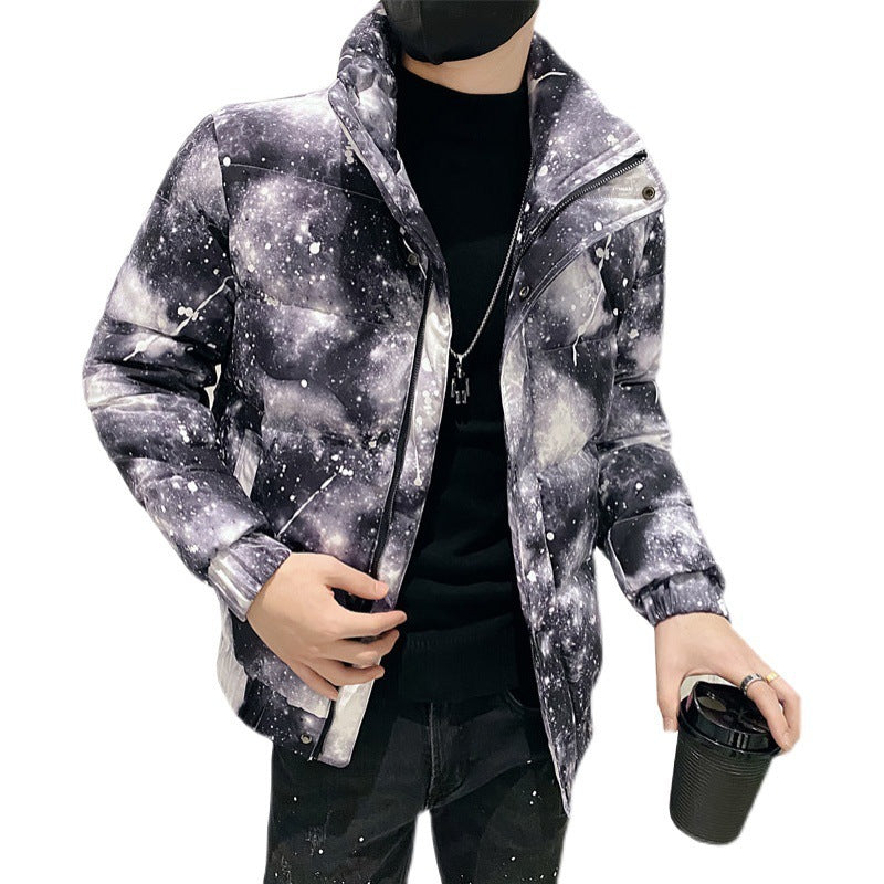 Korean Style Handsome Padded Clothes Thickened Trend Cotton Clothes