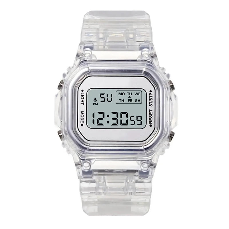 Women's LED digital square watch, view 5 - MRSLM
