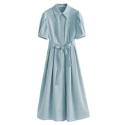 chic commuter shirt dress for women, view 6 - MRSLM
