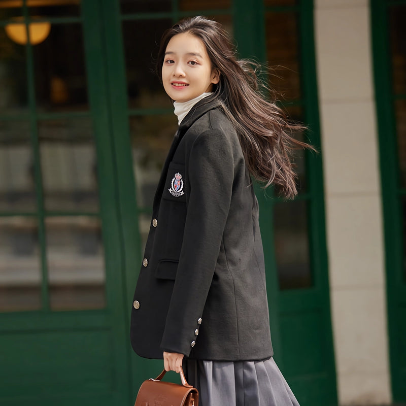 casual embroidered jacket, view 7 - MRSLM