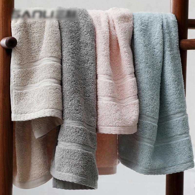 soft cotton face towels, view 3 - MRSLM