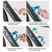 Ultralight aluminum bike bottle holder, view 9 - MRSLM