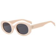 Retro oval sunglasses for women, view 6 - MRSLM