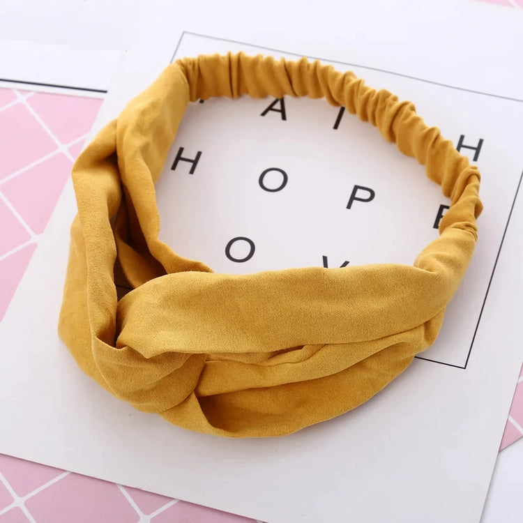 turban solid headband for women, view 5 - MRSLM