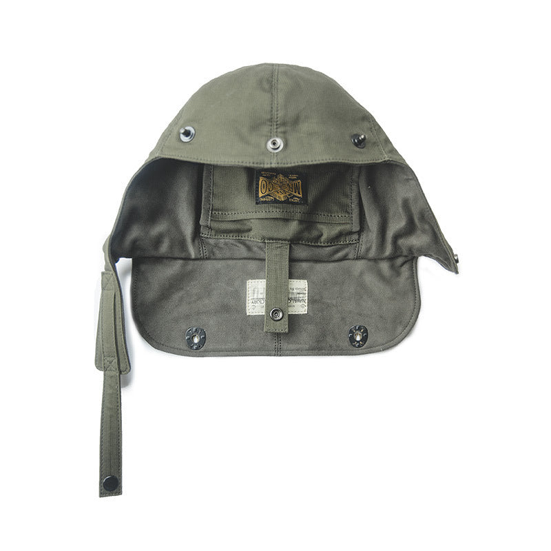 Army green canvas crossbody bag, view 8 - MRSLM