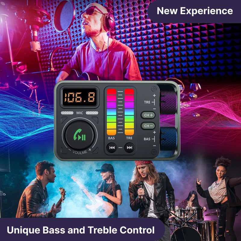 Bluetooth 5.3 car FM transmitter, view 7 - MRSLM