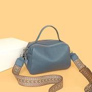 Genuine leather crossbody bag, view 5 - MRSLM