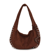 plush underarm tote handbag, view 2 - MRSLM