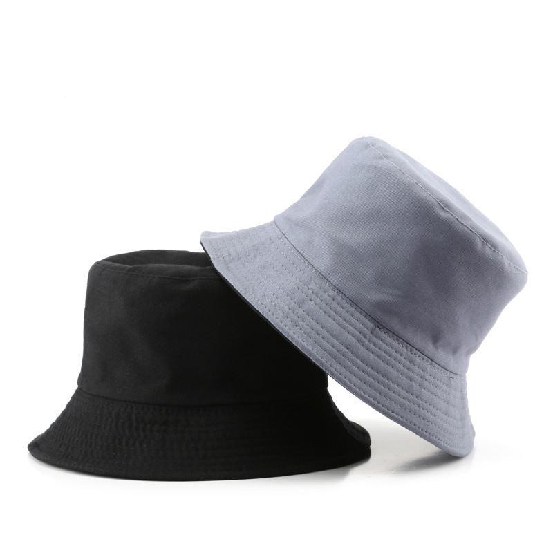 Classic Cotton Reversible Bucket Hat – Casual Sun Cap for Outdoor Adventures