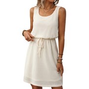 square collar vest dress with lining, view 6 - MRSLM